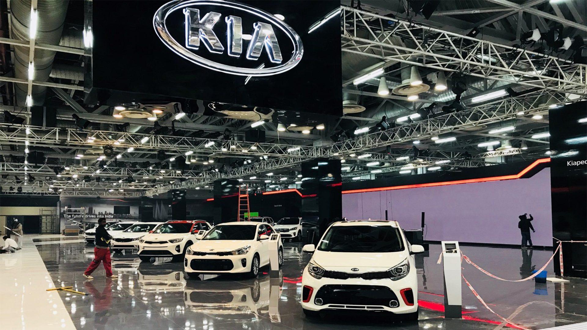 Auto Expo India KIA Pavilion — interior by HDG