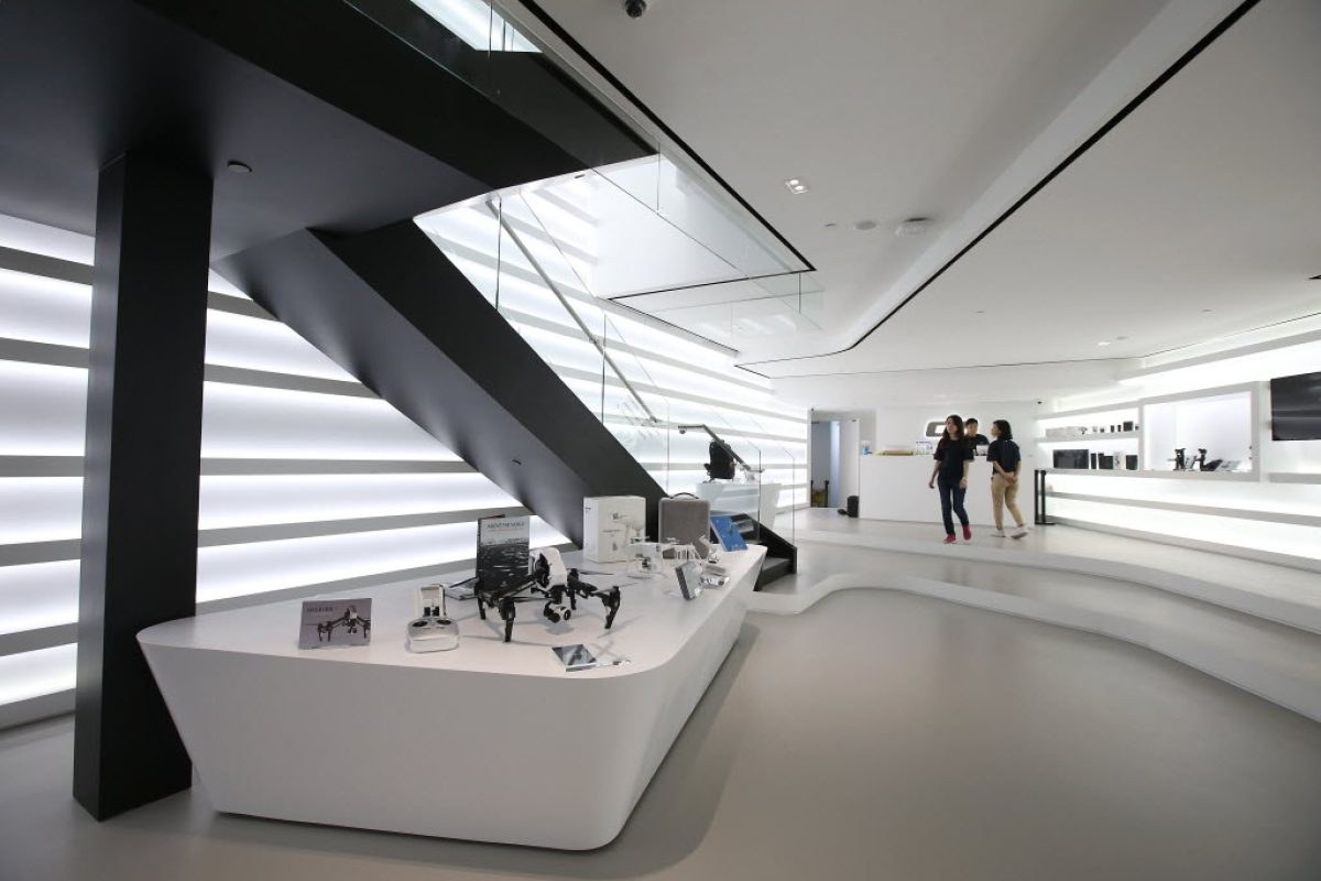 DJI Flagship Store, Hongkong — interior by HDG