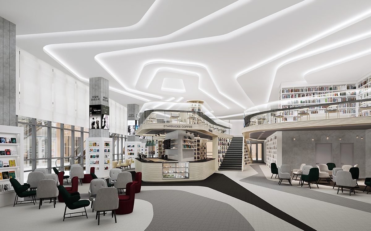Hyosung Herington Square Seoul Korea — interior by HDG