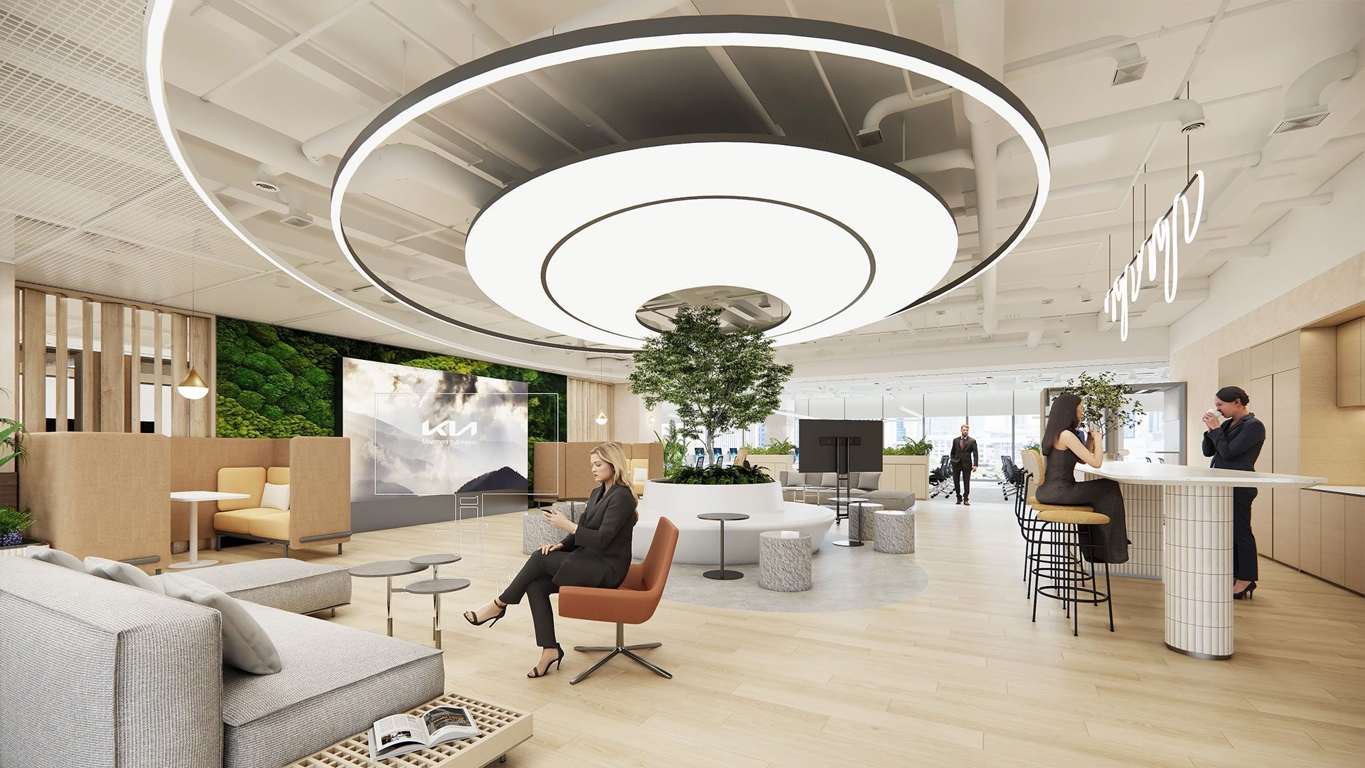 KIA Regional Office Bengaluru, India — interior by HDG
