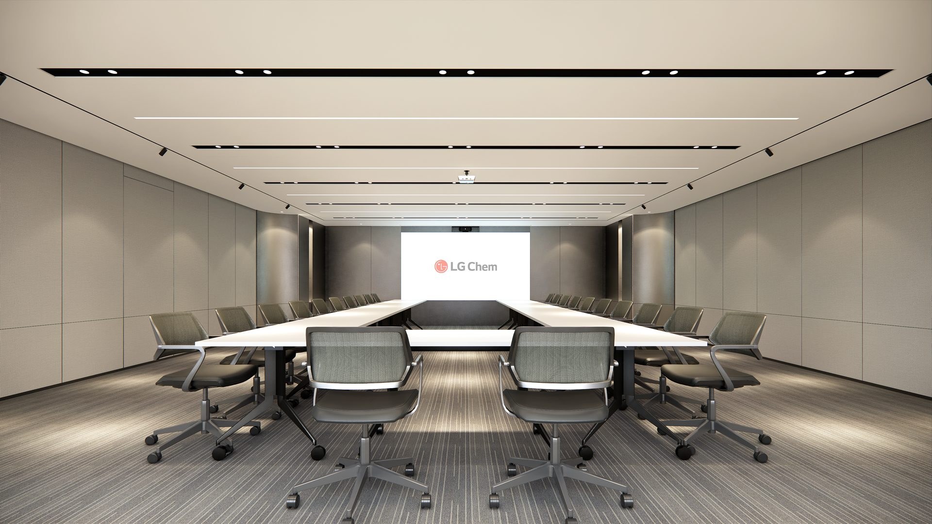 LG Chemical Beijing Office — interior by HDG