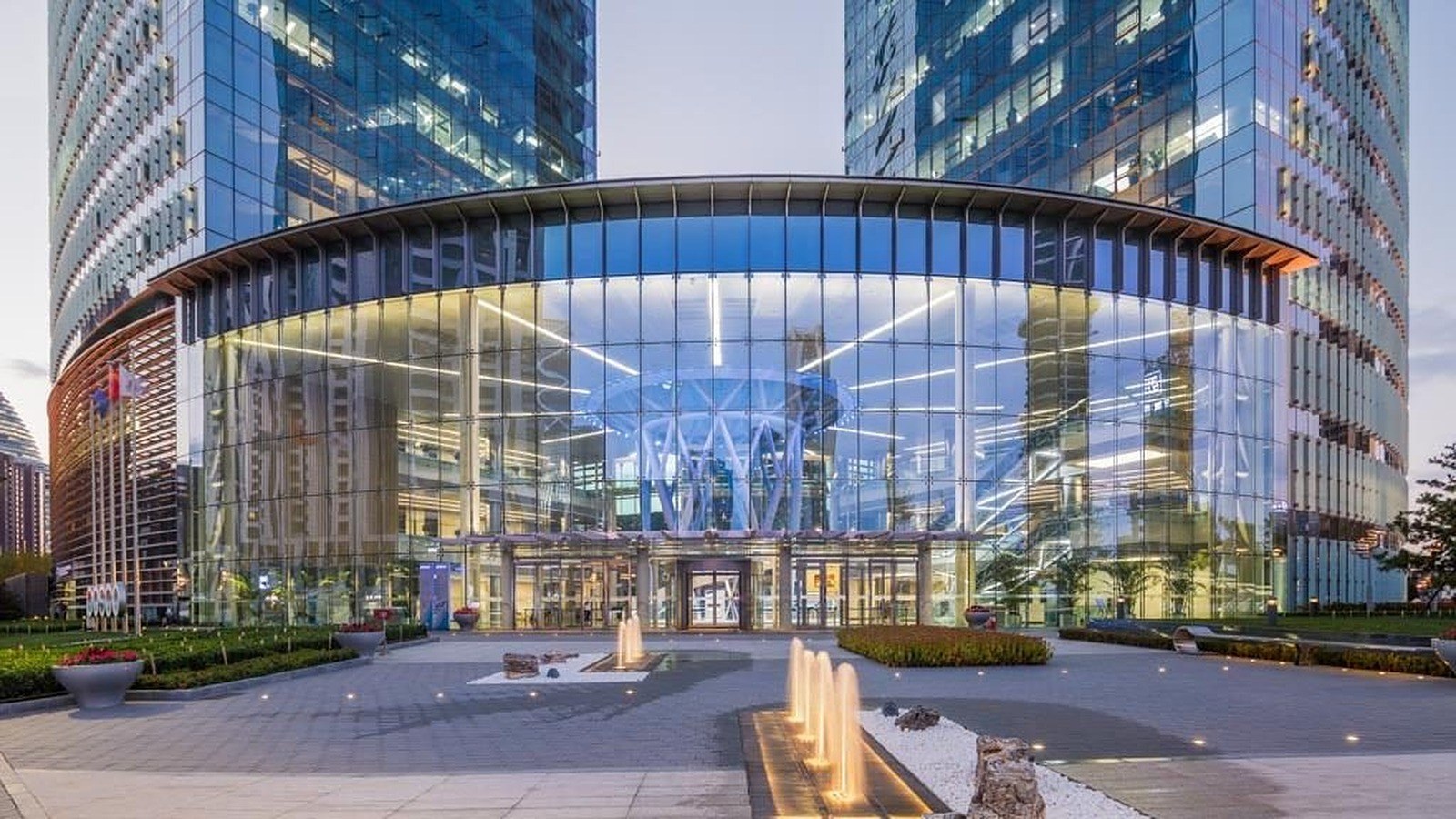 Posco Center Beijing China — interior by HDG