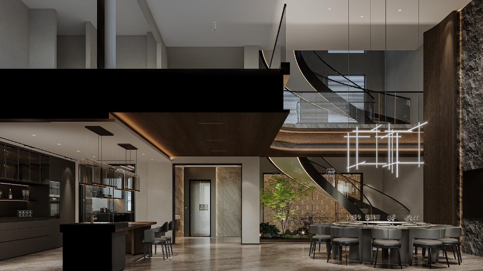 Lincoln Villa, China — interior by HDG