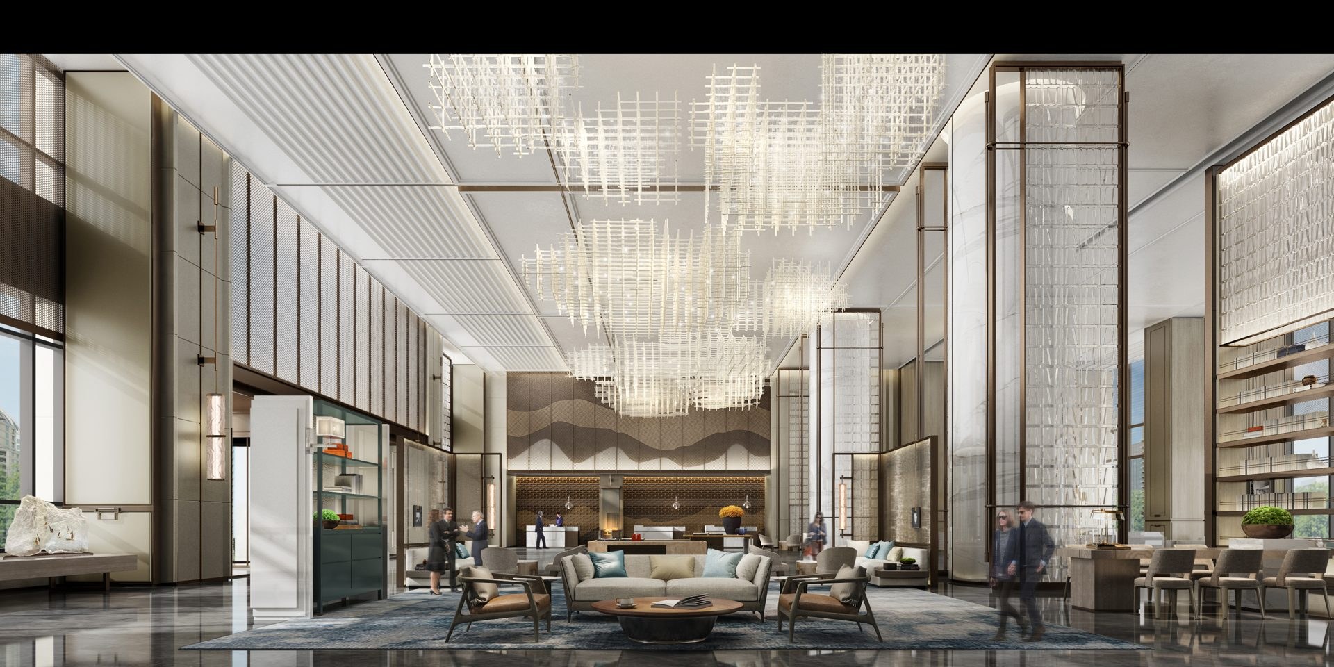 Marriott Hotel, Wenzhou — interior by HDG