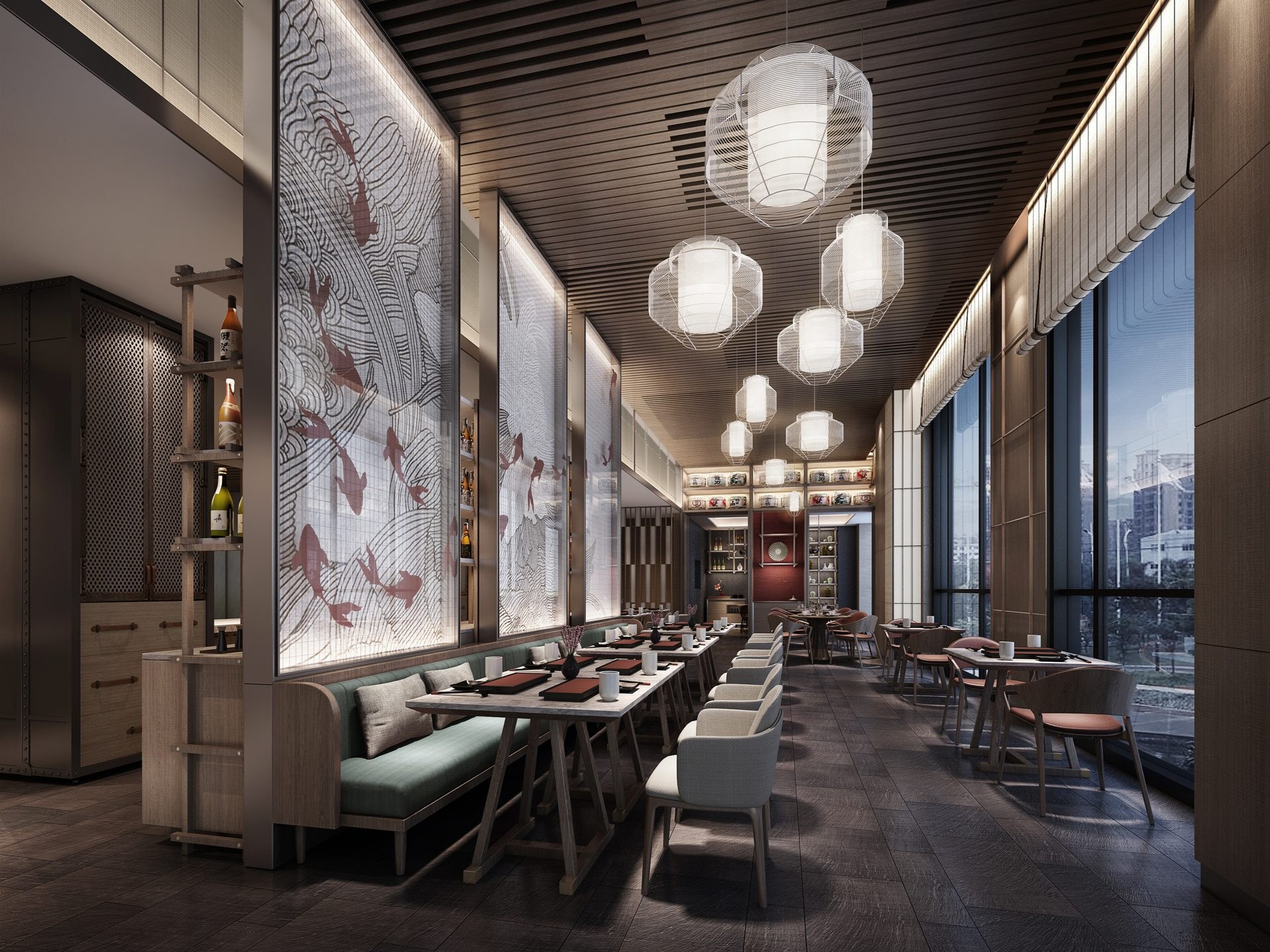 Marriott Hotel, Wenzhou — interior by HDG