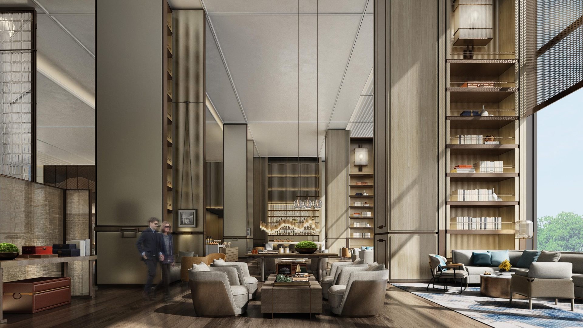 Marriott Hotel, Wenzhou — interior by HDG
