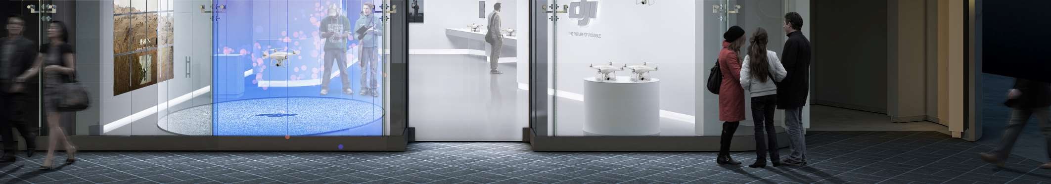 DJI Flagship Store, Hongkong — by HDG