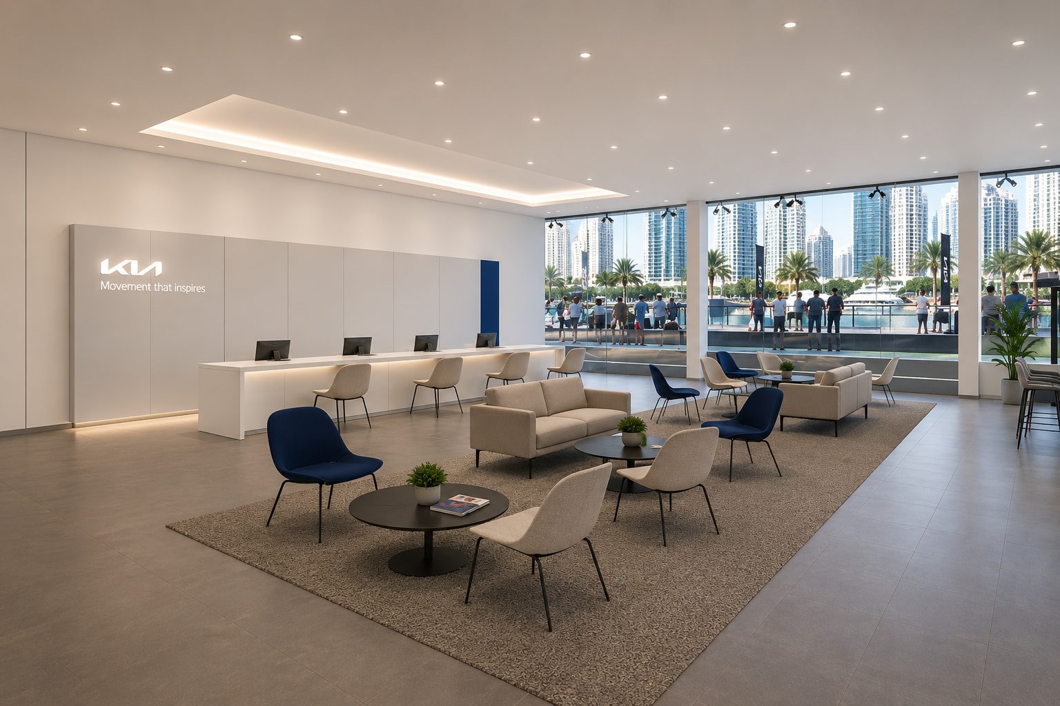 Genesis Showroom, Dubai — by HDG