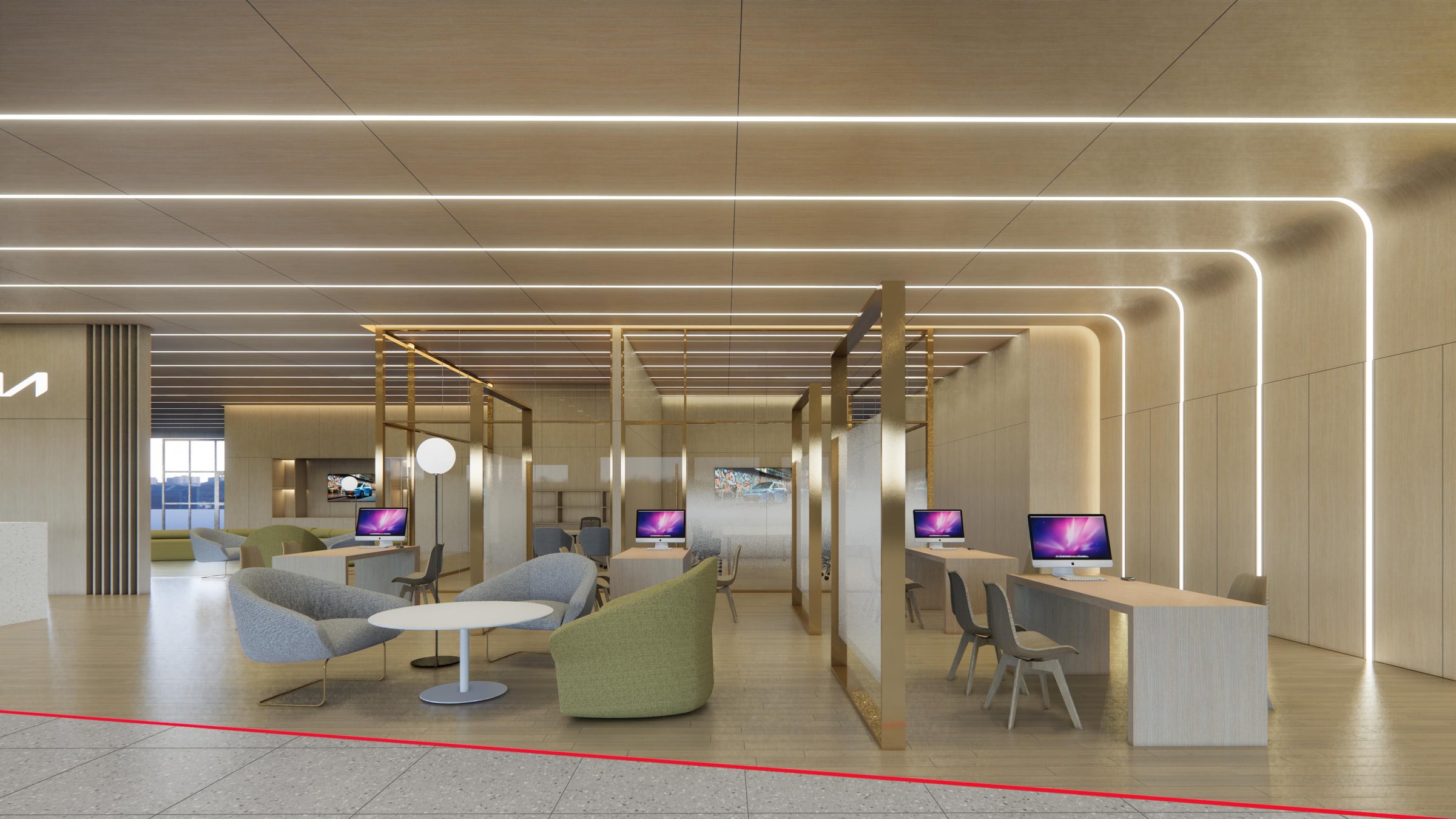 KIA Showroom, Kuwait & Seychelles — by HDG