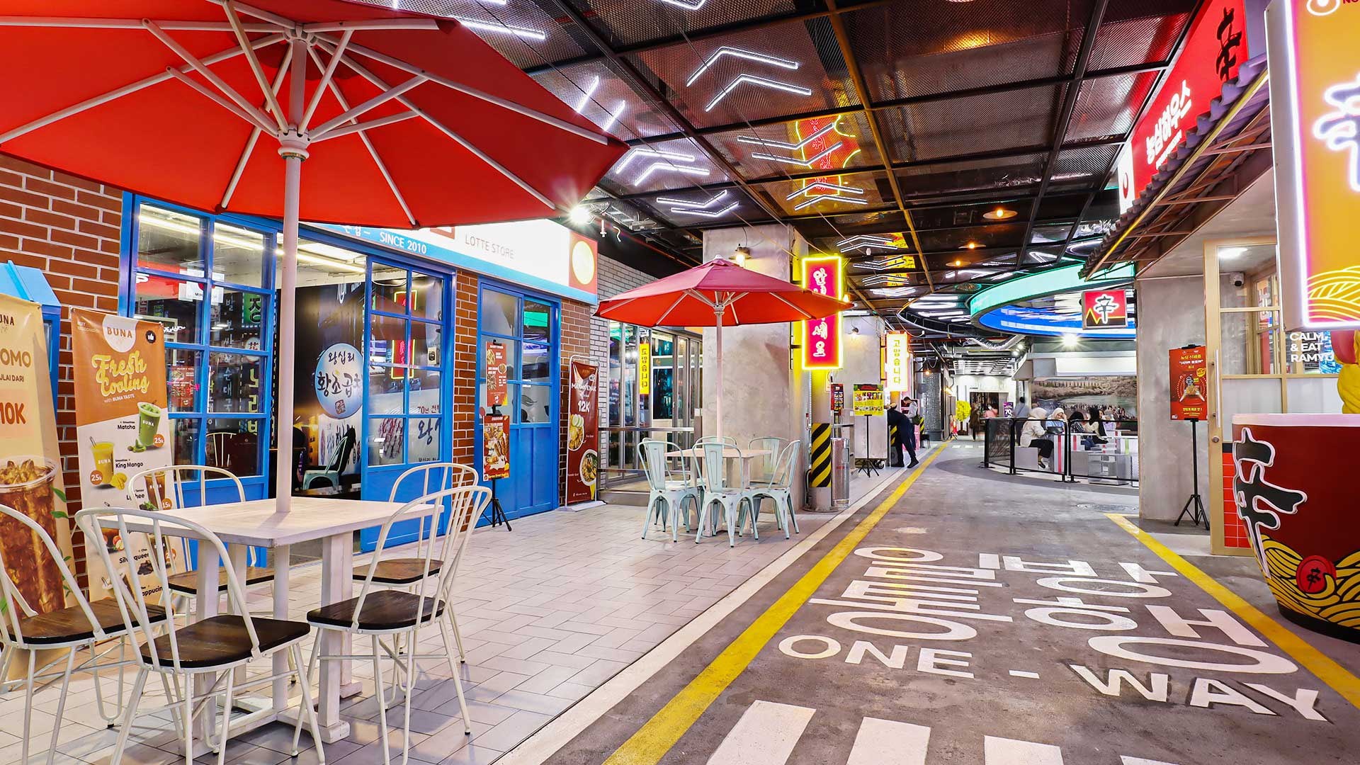 Lotte Shopping Avenue Alley, Indonesia — by HDG