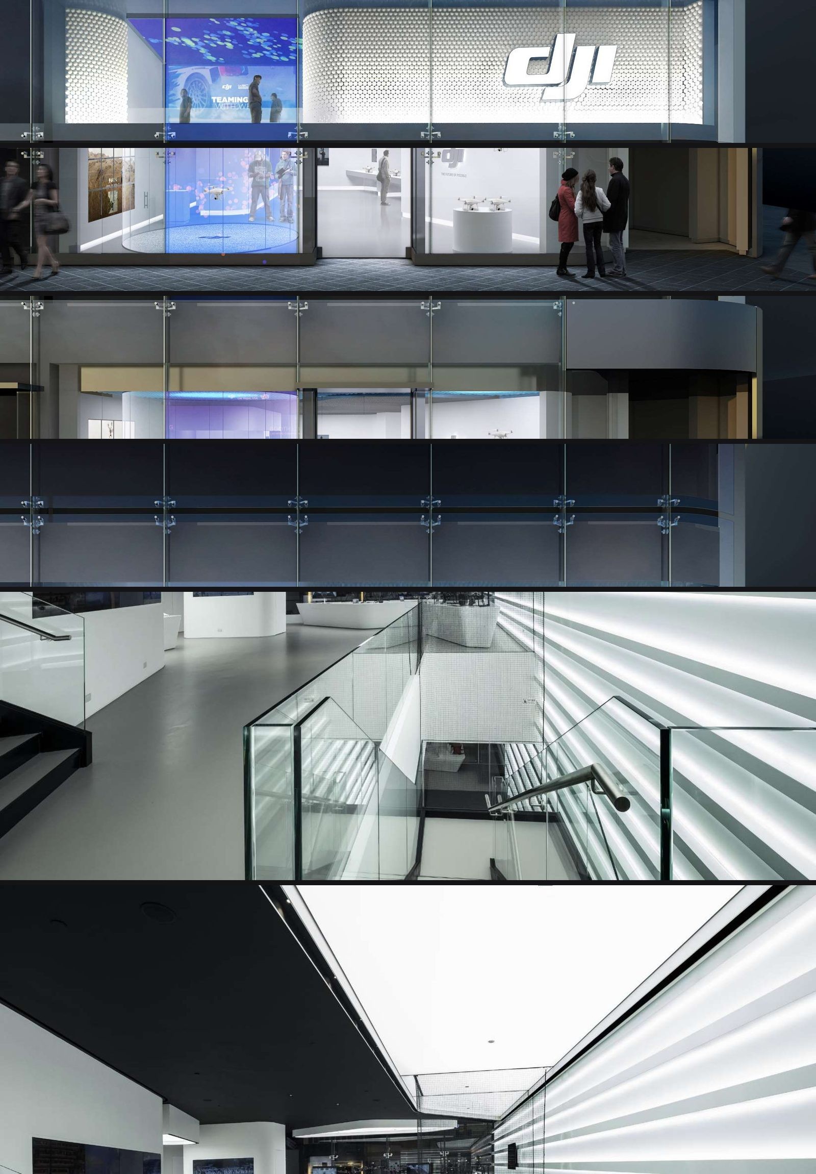 DJI Flagship Store, Hongkong — interior by HDG
