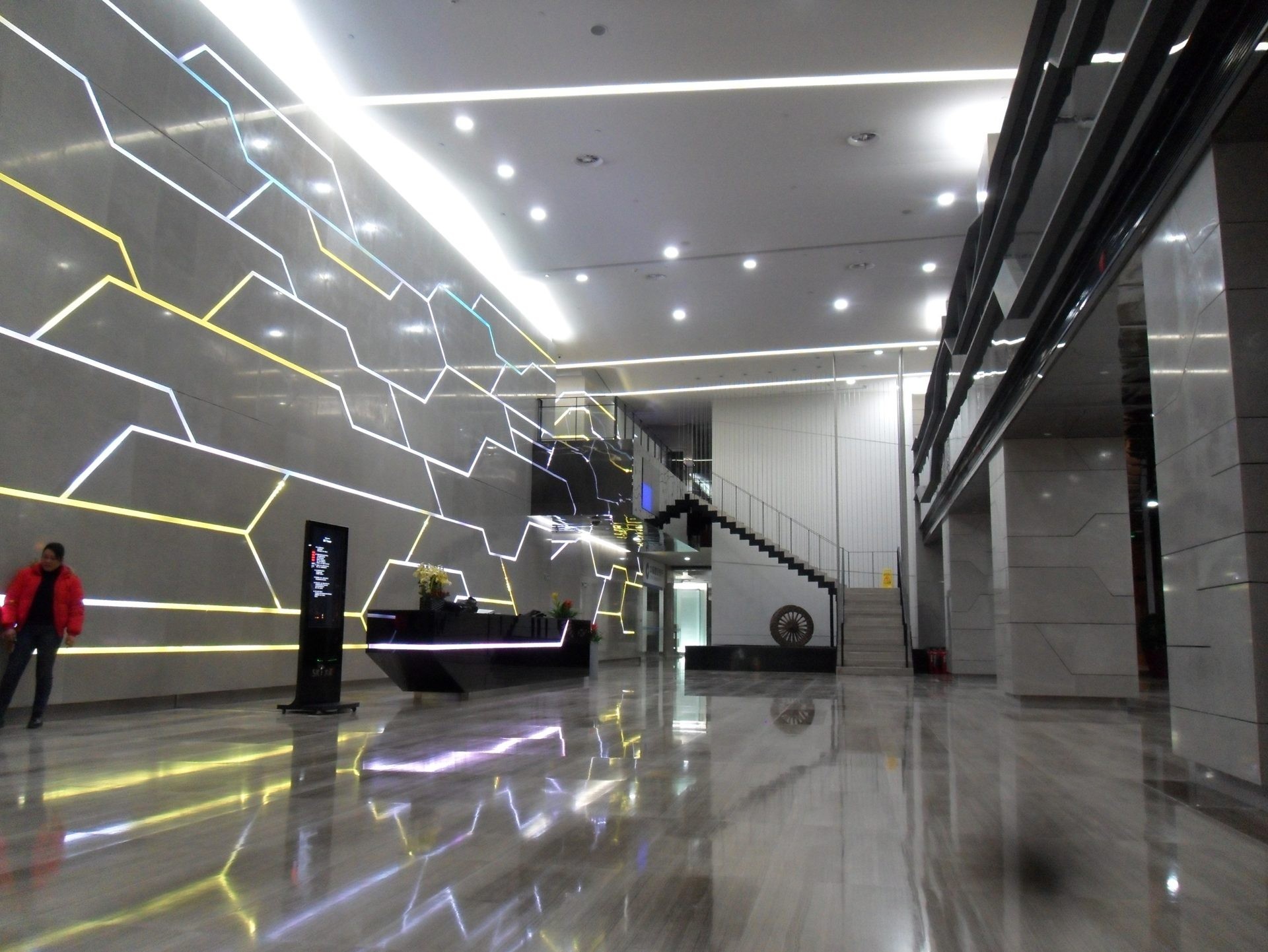 SK Tower Lobby Beijing China — interior by HDG